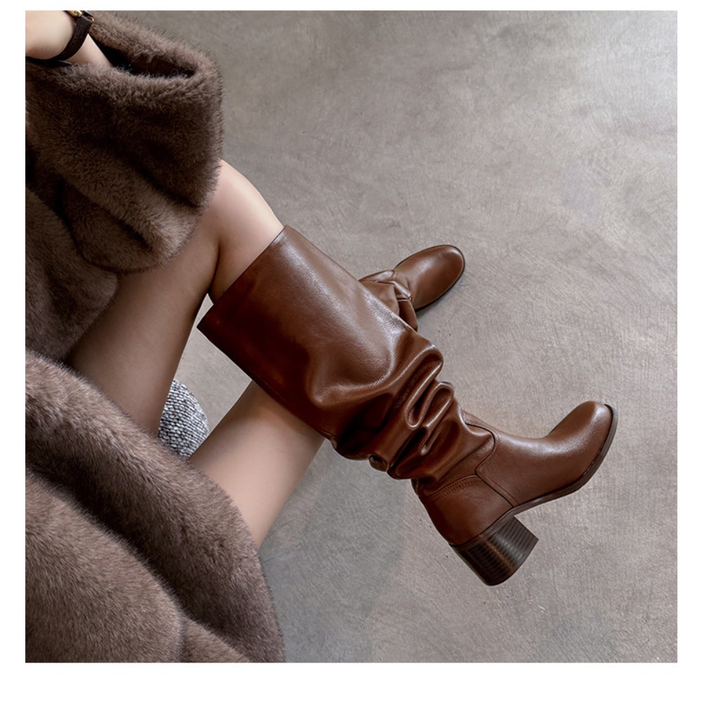 Knee High Heels Women Boots Le - Women'S Shoes Chelsea reseña y precio