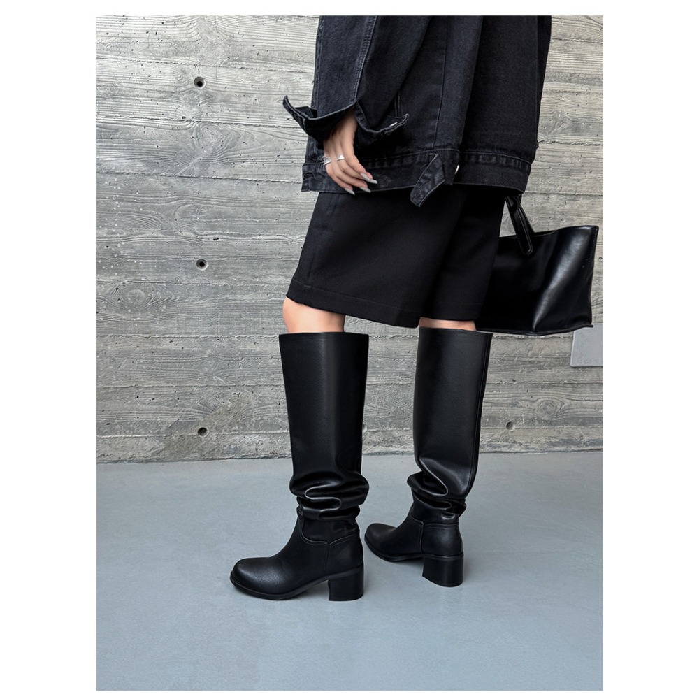 Knee High Heels Women Boots Le - Women'S Shoes Chelsea reseña y precio